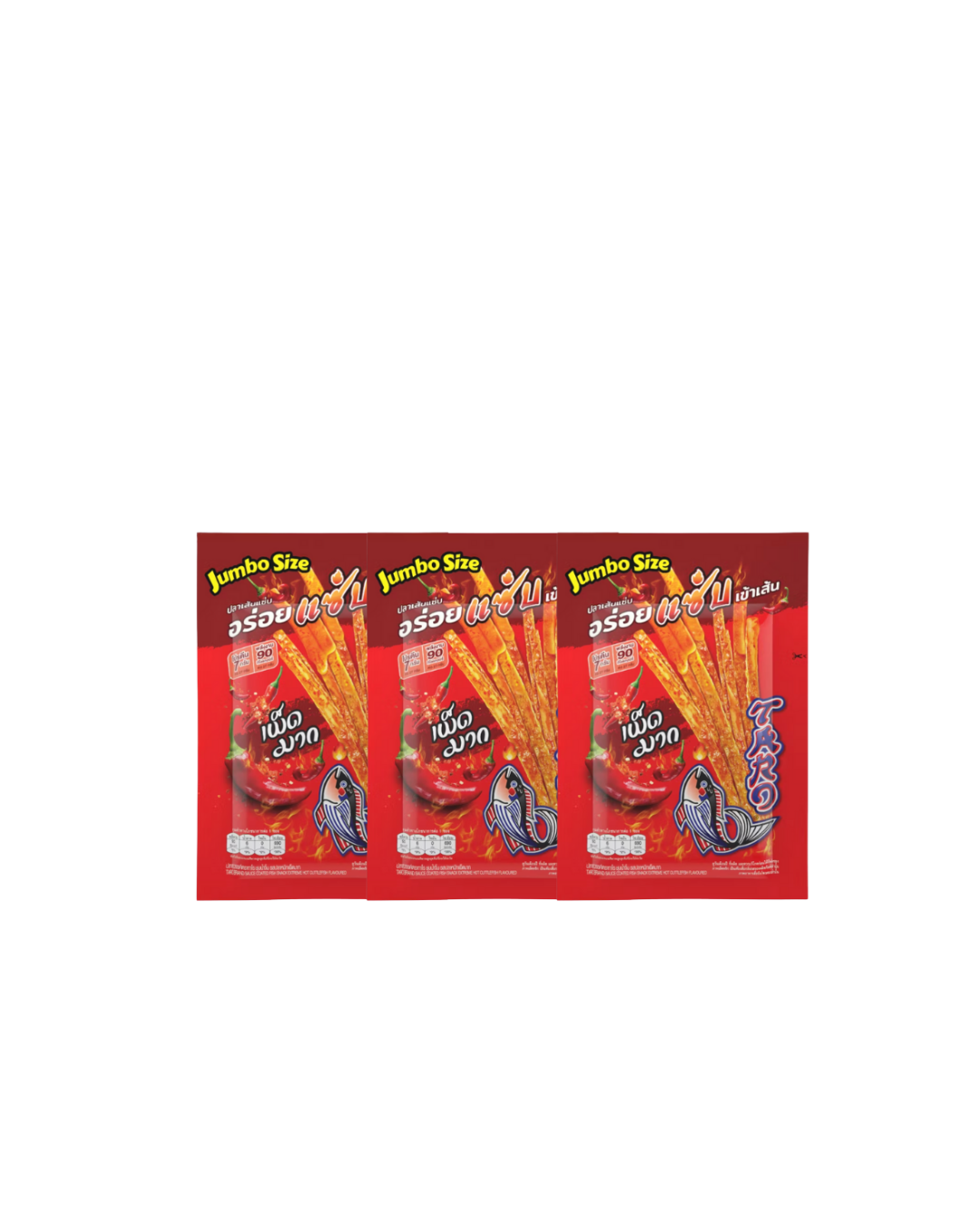 Fish Snack Seasoned with Spicy Sauce, Spicy Squid Flavor